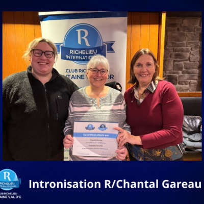 Chantal intronisation